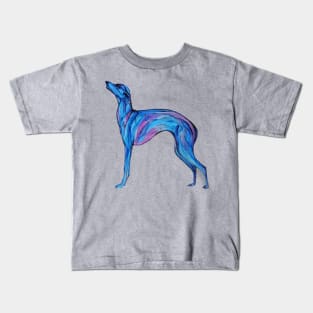 Blue Greyhound Kids T-Shirt